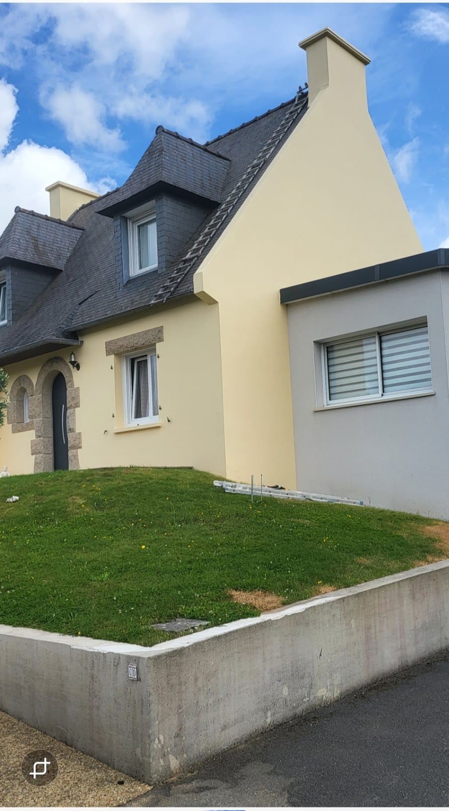 Rénovation façade après - LC Peinture Finistère