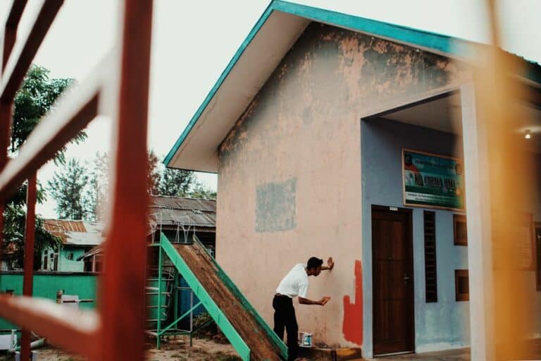 Peinture de façade réalisée par un professionnel