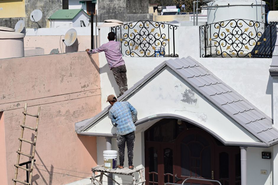Peinture de façade réalisée par un professionnel
